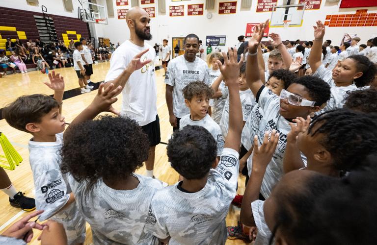 Boston Celtics star Derrick White, Hillside Connection partner for youth camp at Sierra High School