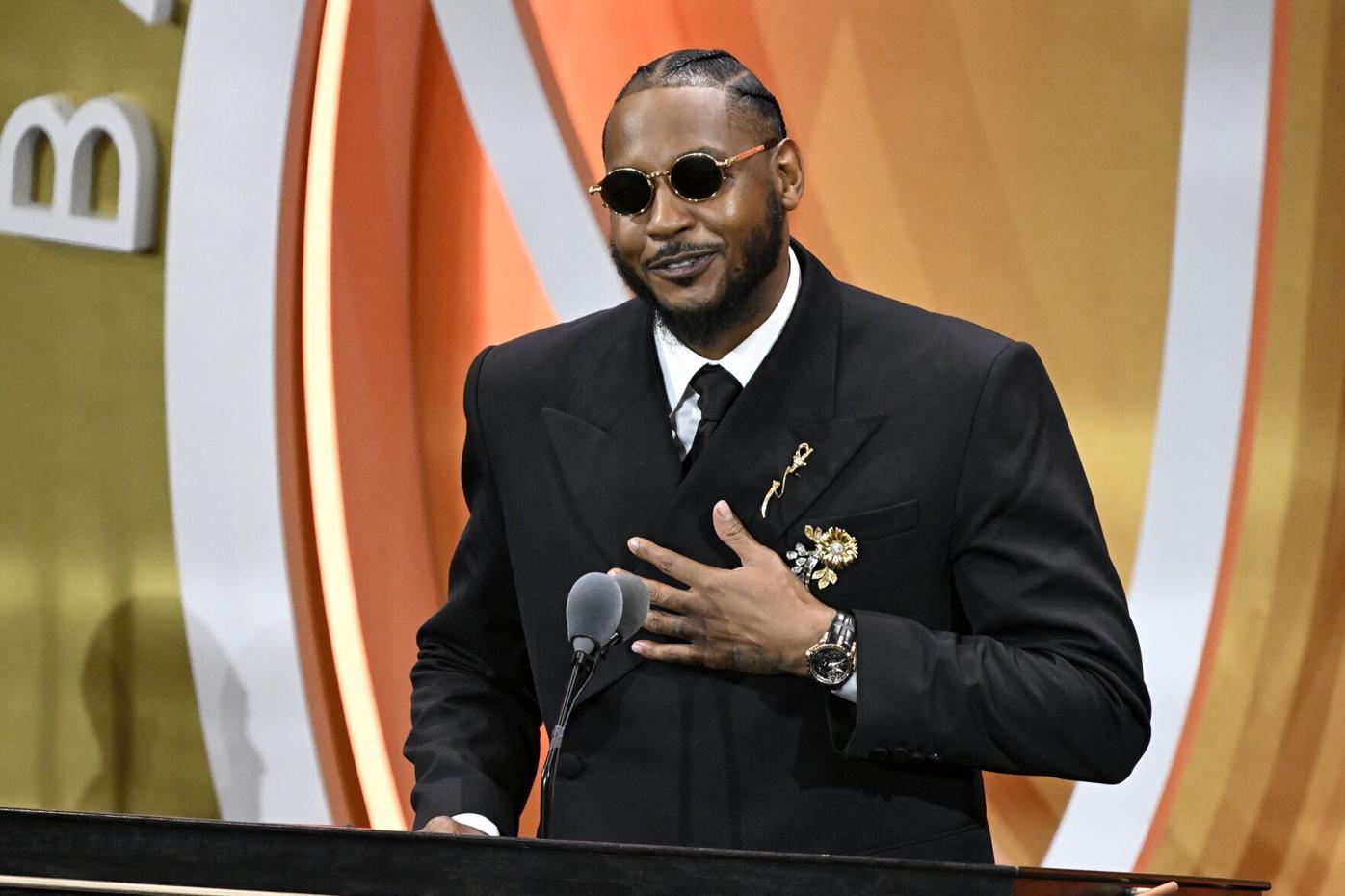 Carmelo Anthony, Denver Nuggets sound closer to reunion at Hall of Fame ceremony | NBA Insider
