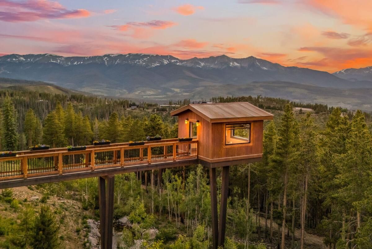 Bridge leads to ‘treehouse’ at Colorado home on sale for $7.25 million