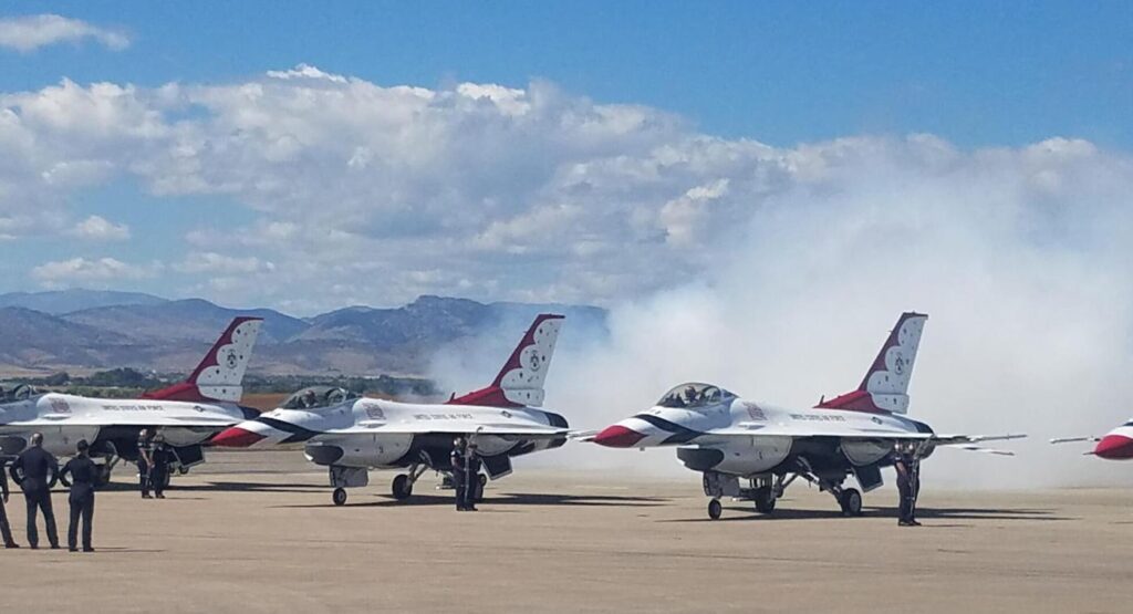 Maj. Josh Burress AF THunderbirds 9.18 NoCo Regional Airport (2)